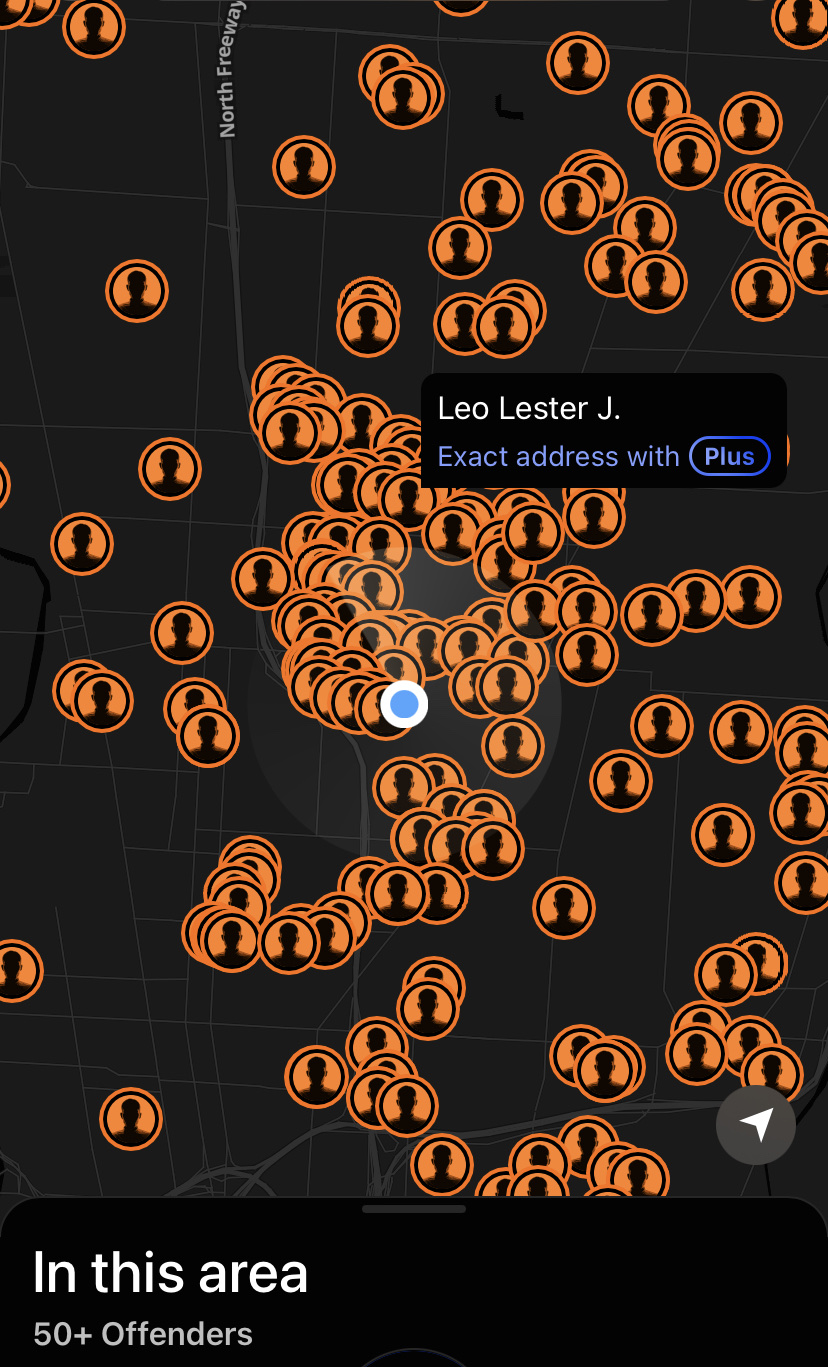 😳😰 Citizen app started posting all the sex offenders around you 🫣  #LesterMolester